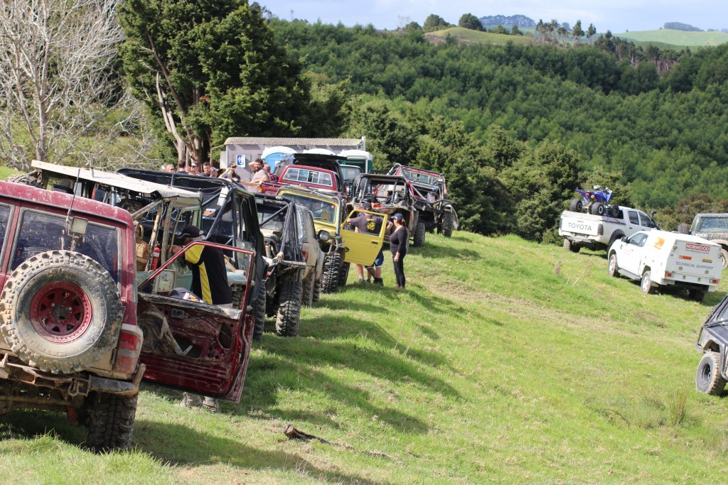 Traffic up at the campsite